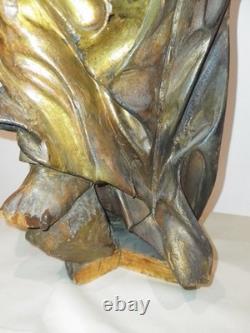 MoiseAPOTRE/ANCIENNE STATUE RELIGIEUSE/BOIS SCULPTé/H. 55cm/XIXèmeXVIIIème
