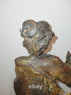 MoiseAPOTRE/ANCIENNE STATUE RELIGIEUSE/BOIS SCULPTé/H. 55cm/XIXèmeXVIIIème