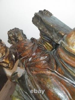 MoiseAPOTRE/ANCIENNE STATUE RELIGIEUSE/BOIS SCULPTé/H. 55cm/XIXèmeXVIIIème