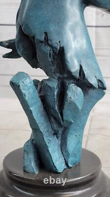 Neuf Cheval Tête Buste Statue Ornement Sculpture Ancien Style 100% Bronze Massif