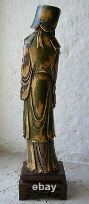 O kimono sculpture statue ancienne chine japon