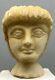 Ornement De Statue Ancienne Sculpture Tête Pierre Marbre Prince Du Proche-orient