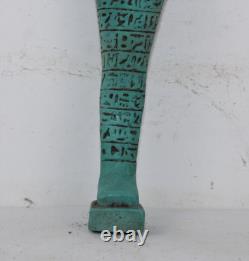 PHARAONIQUE UNIQUE ANCIENNE STATUE ROYALE ÉGYPTIENNE Ushabti Shabti Stone