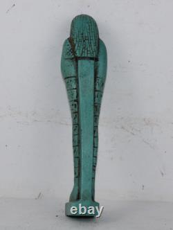 PHARAONIQUE UNIQUE ANCIENNE STATUE ROYALE ÉGYPTIENNE Ushabti Shabti Stone