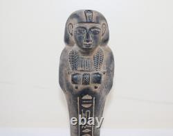 RARE ANCIENNE ÉGYPTIENNE ANCIENNE statue royale ushabti autre vie serviteur S