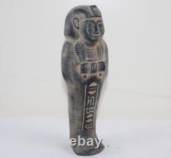 RARE ANCIENNE ÉGYPTIENNE ANCIENNE statue royale ushabti autre vie serviteur S