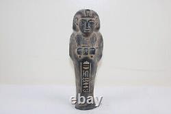 RARE ANCIENNE ÉGYPTIENNE ANCIENNE statue royale ushabti autre vie serviteur S