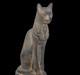 Rare Ancienne &Eacute;gyptienne Antique Bastet Cat Stone Statue Tut Mask -histoire
