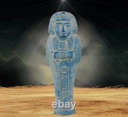 RARE ANCIENNE STATUE DE SERVITEUR EGYPTIEN ANTIQUE tombeau royal USHABTI EGYP