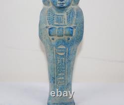 RARE ANCIENNE STATUE DE SERVITEUR EGYPTIEN ANTIQUE tombeau royal USHABTI EGYP