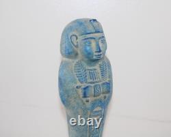 RARE ANCIENNE STATUE DE SERVITEUR EGYPTIEN ANTIQUE tombeau royal USHABTI EGYP