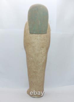 RARE ANCIENNE STATUE EGYPTIENNE ANTIQUE REINE PHARAONIQUE Tombeau Ushabti Sha