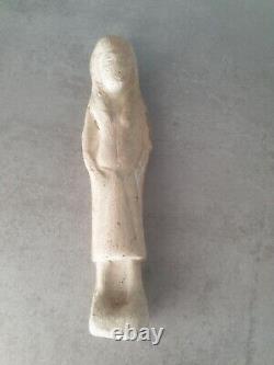 Rare Ancienne statue Egyptienne Oushebti en terre cuite Oubsheti 19ème