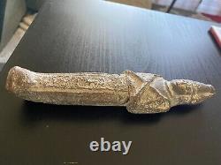 Rare Ancienne statue Egyptienne Oushebti en terre cuite Oubsheti Archéologie n°2