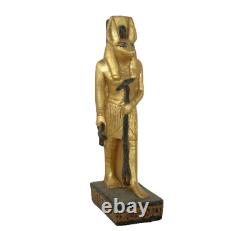 Rare ancienne statue ancienne de la déesse égyptienne Anubis dieu de l'au-del