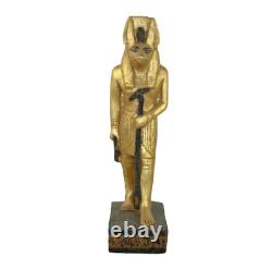 Rare ancienne statue ancienne de la déesse égyptienne Anubis dieu de l'au-del