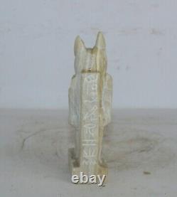 Rare ancienne statue égyptienne antique d'Anubis déesse de la mort avant JC