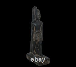 Rare ancienne statue égyptienne antique du roi Ménès l'unificateur d'Egypte