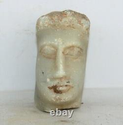 Rare ancienne statue funéraire romaine d'un homme époque égyptienne romaine