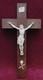 Rare Magnifique Ancien Grand Christ Sur Croix Sculpter Tr&egrave;s Fin D&eacute;tail