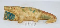 Rare statue égyptienne ancienne du crocodile sobek dieu du Nil av. J. C. Myth