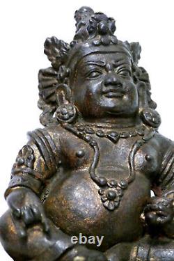 Ratnasambhava ancien Jambhala bronze Tibet old Tibetan H19cm Bouddha Vaisravana