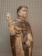 Saint Moine/saint Dominique/ancienne Statue Religieuse/bois/h. 35c/xviii&egrave;avant