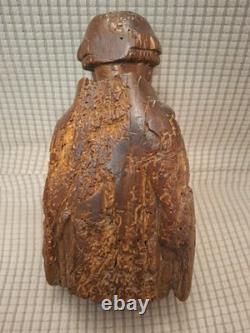 SAINT MOINE/saint DOMINIQUE/ANCIENNE STATUE RELIGIEUSE/BOIS/H. 22c/XVIIIèAVANT