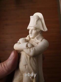 SCULPTURE ANCIENNE NAPOLEON I EN BISCUIT ANCIEN FIN XIXeS HAUTEUR 21 CM STATUE