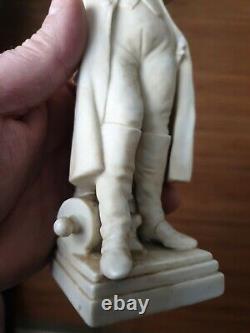 SCULPTURE ANCIENNE NAPOLEON I EN BISCUIT ANCIEN FIN XIXeS HAUTEUR 21 CM STATUE