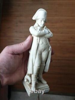 SCULPTURE ANCIENNE NAPOLEON I EN BISCUIT ANCIEN FIN XIXeS HAUTEUR 21 CM STATUE
