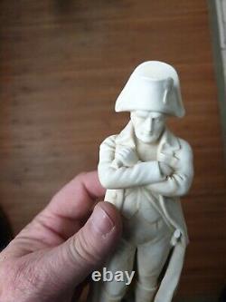 SCULPTURE ANCIENNE NAPOLEON I EN BISCUIT ANCIEN FIN XIXeS HAUTEUR 21 CM STATUE
