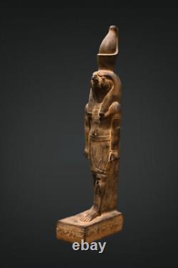 SCULPTURE EGYPTIENNE ANCIENNE UNIQUE Réplique Statue de Dieu Faucon Horus