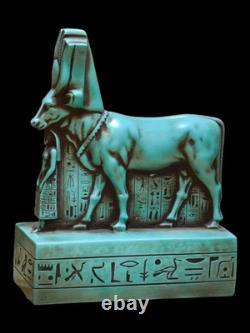 SCULPTURE EGYPTIENNE ANCIENNE UNIQUE réplique statue de la déesse Hathor en