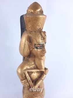 STATUE ÉGYPTIENNE ANCIENNE UNIQUE Réplique du roi Akhénaton Sculpture