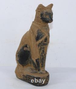 STATUE MOMIFIÉE PHARAONIQUE UNIQUE POUR ANCIEN Bastet égyptien Cat Bast (DR) STATUE MOMIFIÉE PHARAONIQUE UNIQUE POUR ANCIEN Bastet égyptien Cat Bast (DR)
