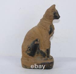 STATUE MOMIFIÉE PHARAONIQUE UNIQUE POUR ANCIEN Bastet égyptien Cat Bast (DR)