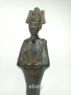 STATUE MORTE EN PIERRE ANCIENNE Dieu Figurine Égypte Égyptien Au-delà