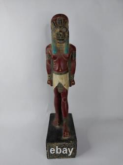 STATUE SEKHMET EGYPTIENNE ANCIENNE Déesse de la guerre et sculpture pharaoniq