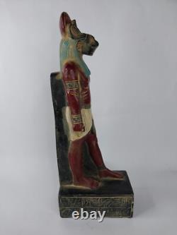 STATUE SEKHMET EGYPTIENNE ANCIENNE Déesse de la guerre et sculpture pharaoniq