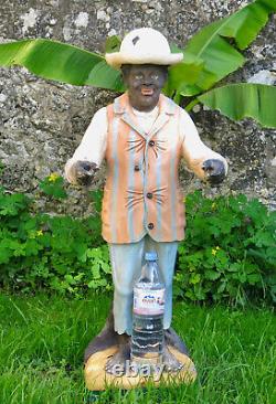 STOP TROTTOIR, ancien stop trottoir, enseigne, sculpture, fibre de verre, 1 m