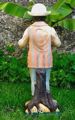 STOP TROTTOIR, ancien stop trottoir, enseigne, sculpture, fibre de verre, 1 m