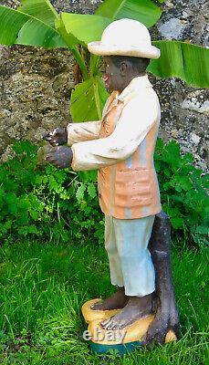 STOP TROTTOIR, ancien stop trottoir, enseigne, sculpture, fibre de verre, 1 m
