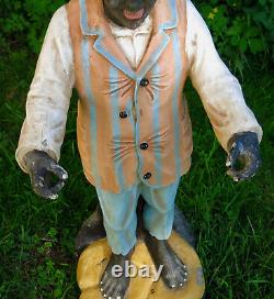 STOP TROTTOIR, ancien stop trottoir, enseigne, sculpture, fibre de verre, 1 m