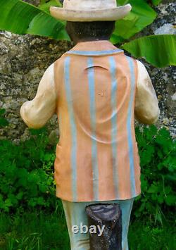 STOP TROTTOIR, ancien stop trottoir, enseigne, sculpture, fibre de verre, 1 m