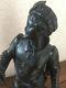Superbe Ancienne Statue Roi Henri Iv En Metal H 23 Cm