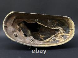 SUPERBE ancienne SCULPTURE XIXe en BRONZE femme avec fleurs en TBE