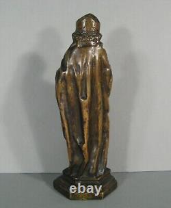 Saint Homme Évangile Statue Religieuse Évêque Orthodoxe Sculpture Bronze Ancien