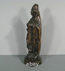Saint Homme Évangile Statue Religieuse Évêque Orthodoxe Sculpture Bronze Ancien