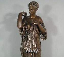 Sculpture Ancienne Bronze Femme Antiquité Société Des Bronzes Réduction Sauvage